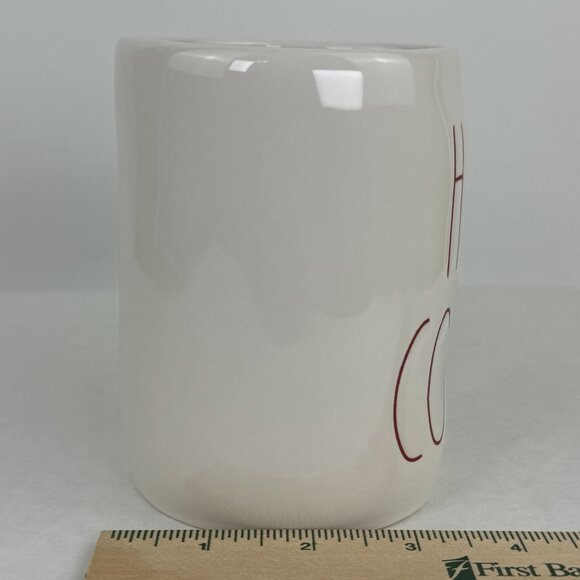 Rae Dunn Artisan Collection Hot Cocoa Mug 16 Oz White Ceramic Red Letters 4.5" - Picture 8 of 9